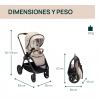Cochecito Trio Chicco Mysa con Gran Comfort y First Seat Recline Amber Glow
